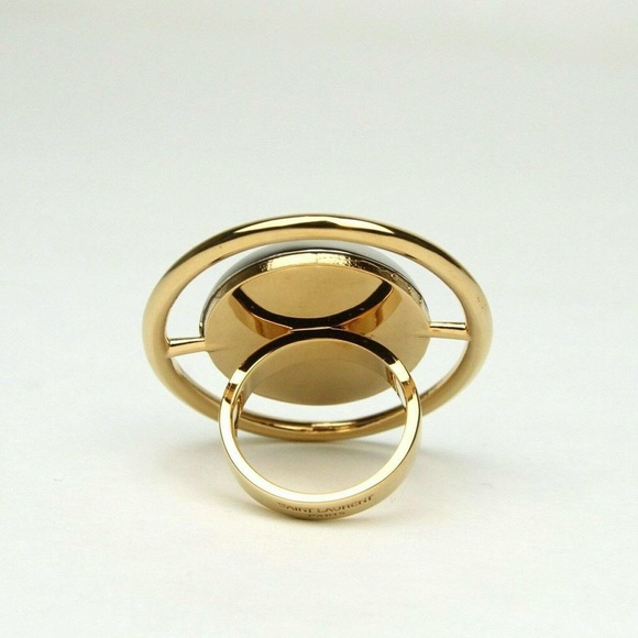 Authentic YSL Ring Size 6 Brass Saint Laurent - Picture 3 of 5